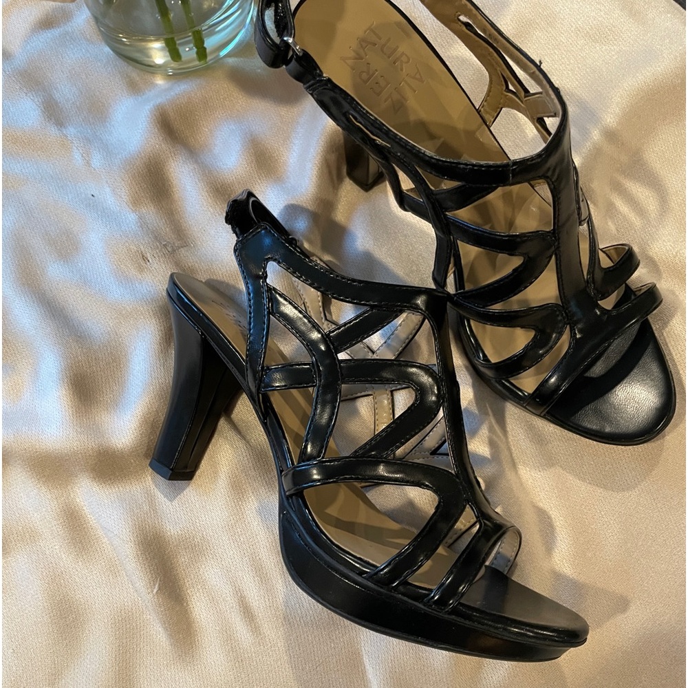 Naturalizer Women's Danya Dress Sandal,Black,8.5 W barely worn